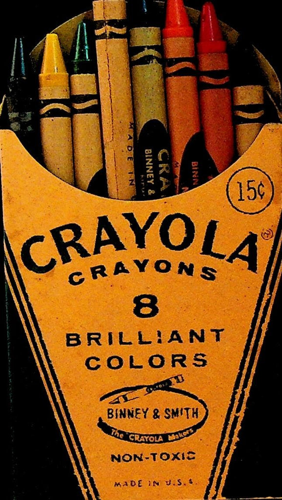 Crayola Crayons #16 Gold Medal School Crayons in Box Vintage Binney & Smith0