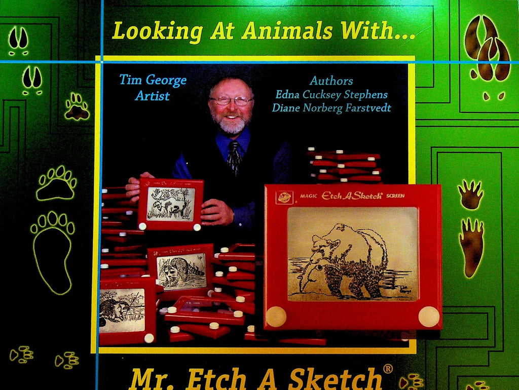 Looking at Animals With Mr Etch a Sketch Signed Book Tim George 20020