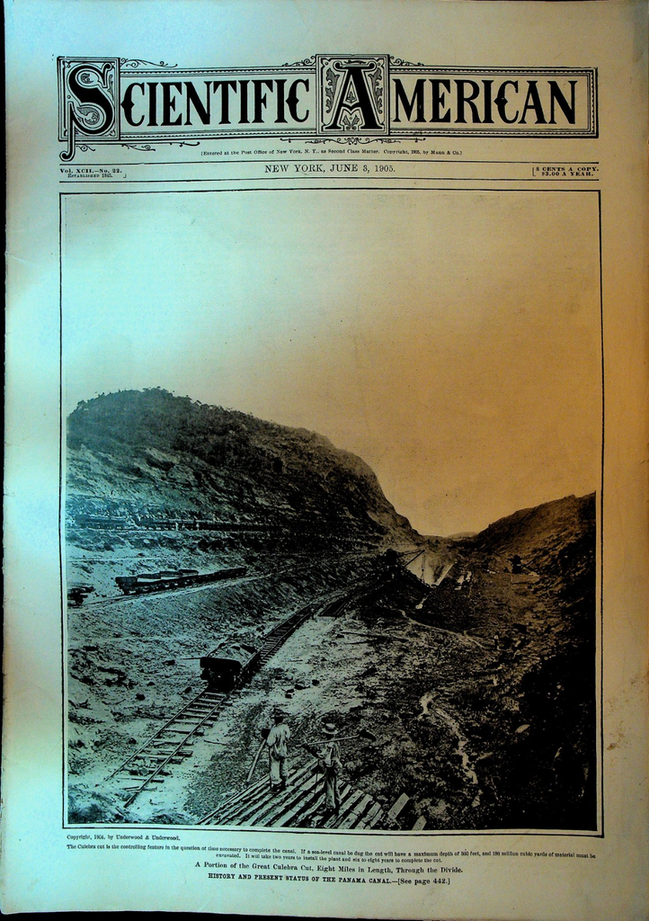 Scientific American June 3 1905 Panama Canal Electric Mail Vehicles0