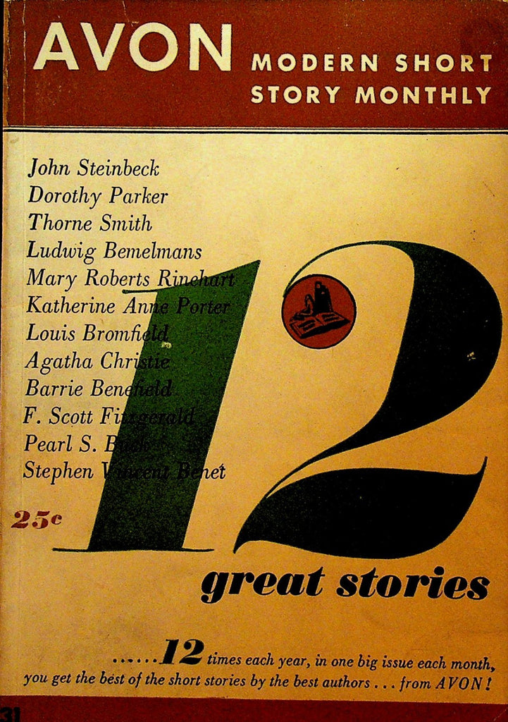 Avon Modern Short Story Monthly #31 Agatha Christie F Scott Fitzgerald0
