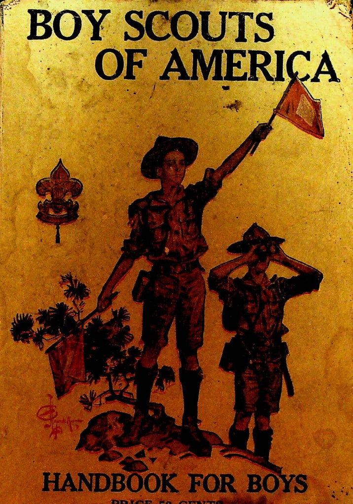 Boy Scouts of America Handbook for Boys June 1920 22nd Edition JC Leyendecker