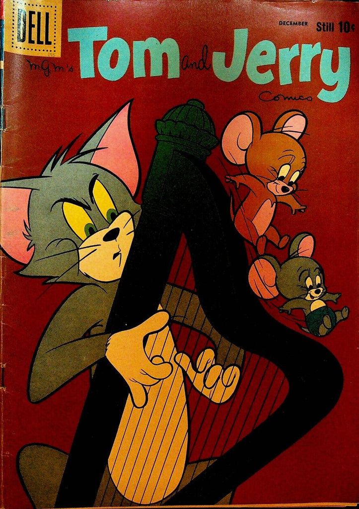 Tom and Jerry  Comic Book 185 Dell Comics 1959 Harp