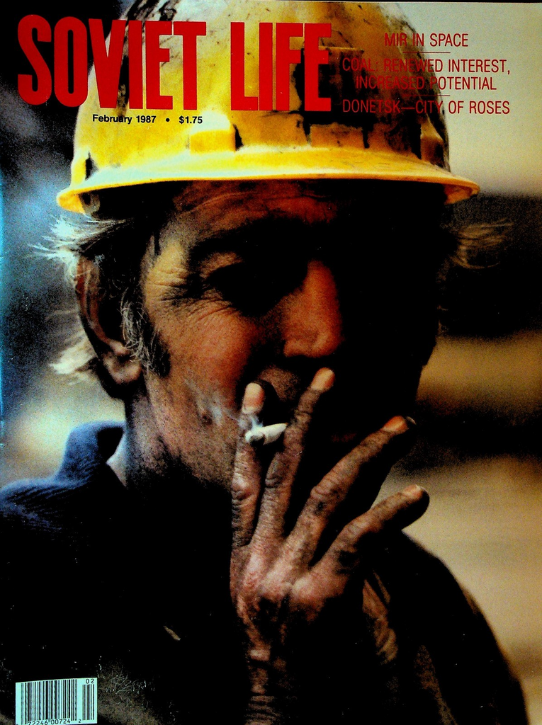 Soviet Life Magazine February 1987 Mir Space Station Sergei Korolyov0