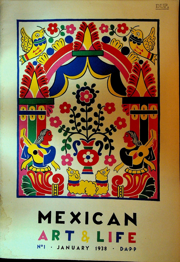 Mexican Art & Life Magazine January 1938 FIRST ISSUE Joaquin Clausell0