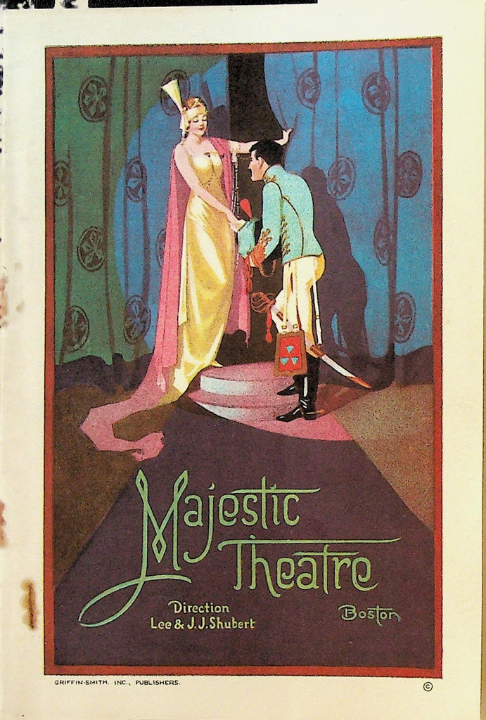 The Silent House Playbill October 8 1928 Harry Sothern Majestic Theatre Boston0