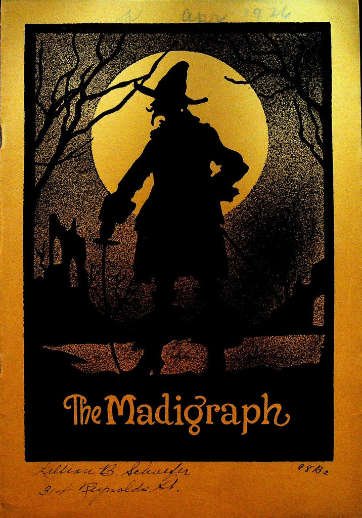 The Madigraph School Magazine Madison Junior High Rochester NY April 19260