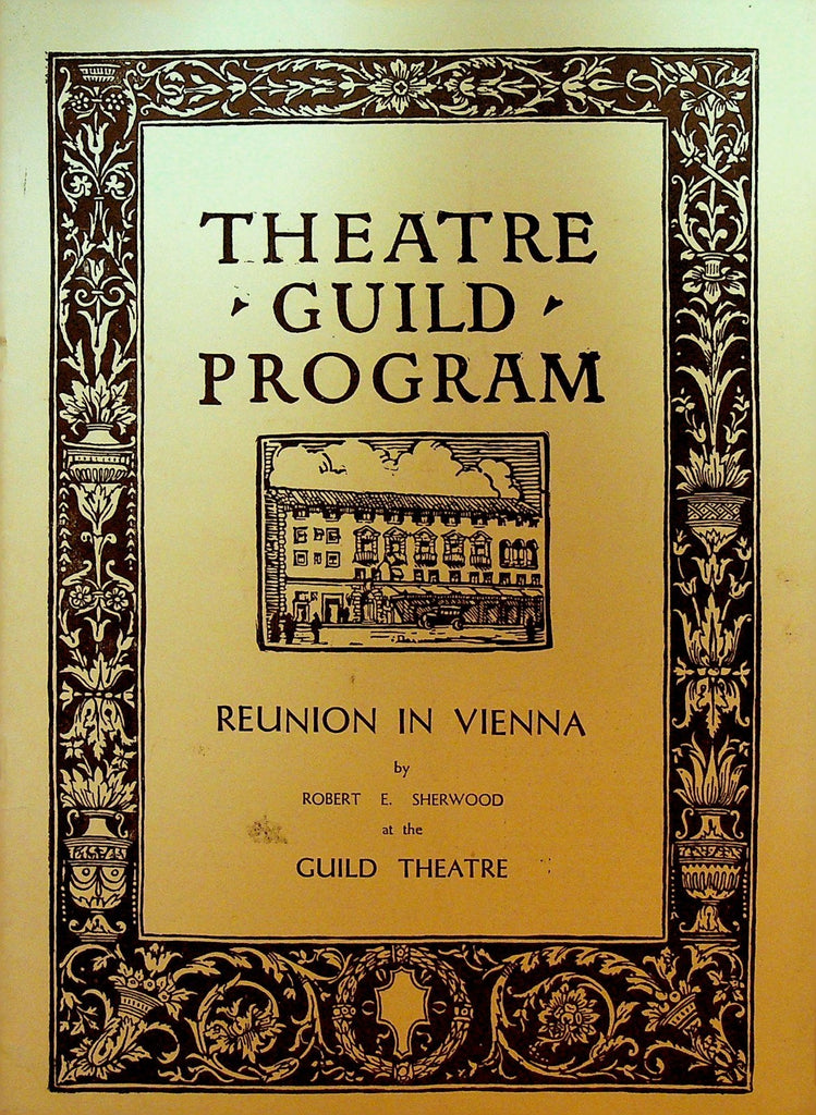 Reunion in Vienna Playbill June 27 1932 Lynn Fontaine Alfred Lunt0