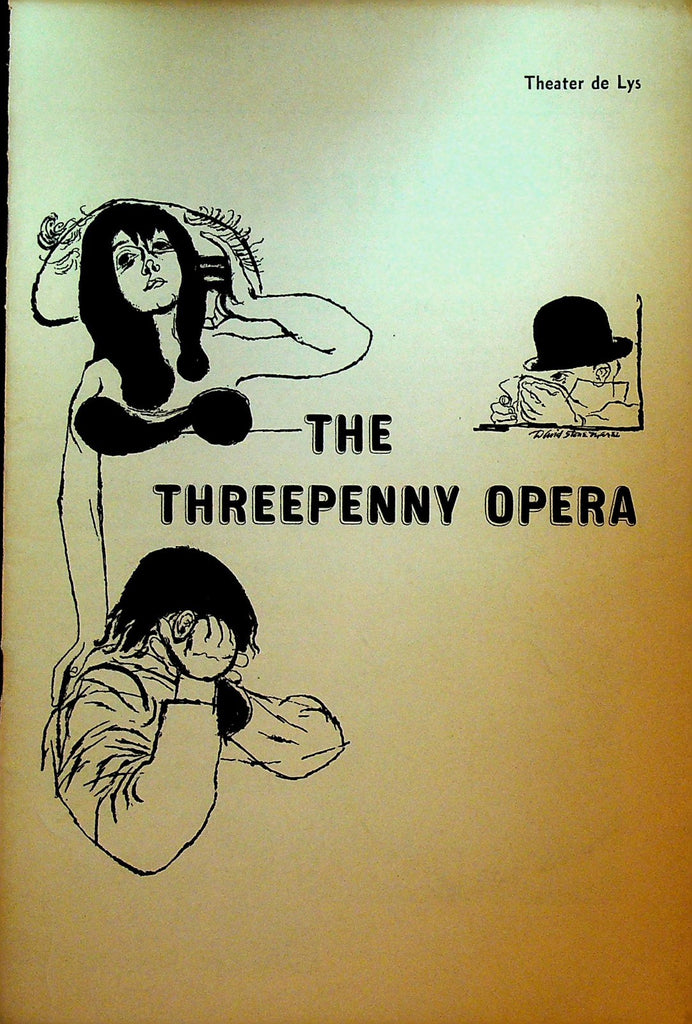 The Threepenny Opera Playbill 1956 Ed Asner Jerry Orbach John Astin0