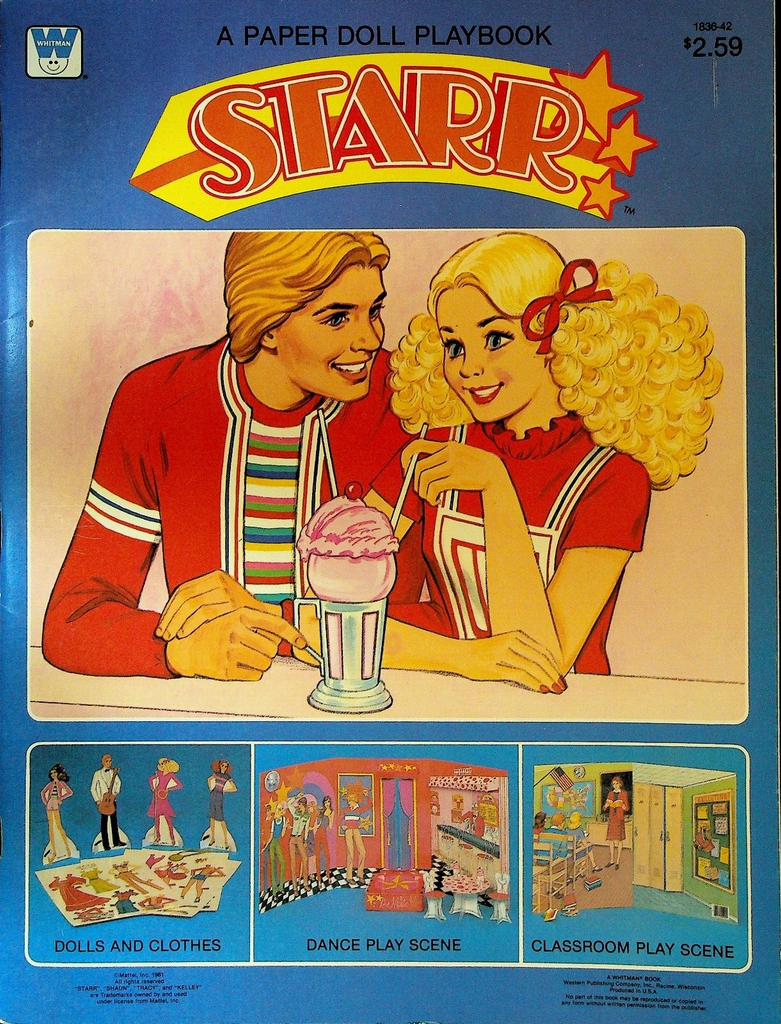 Starr Paper Doll Playbook Whitman 1981 Unused