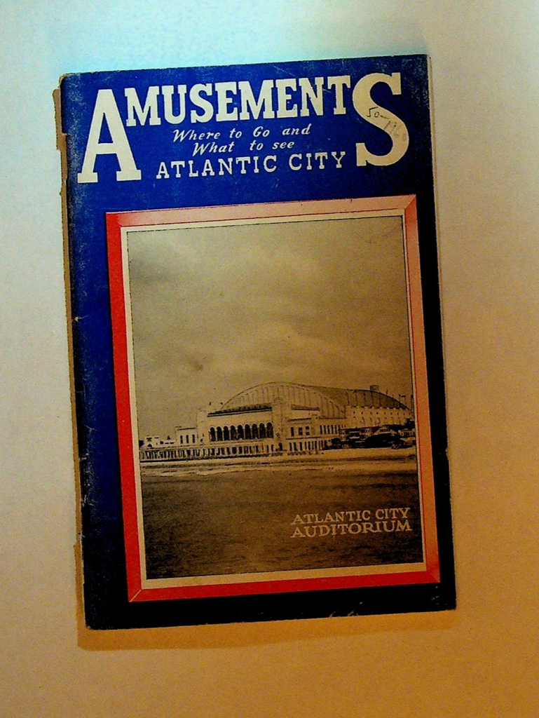 Amusements Where to Go & What to See Atlantic City NJ July 16 19600