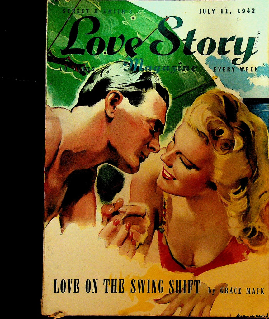 Love Story Pulp July 11 1942 Grace Mack Ruth Derby Harriet Krum Jean Donna0