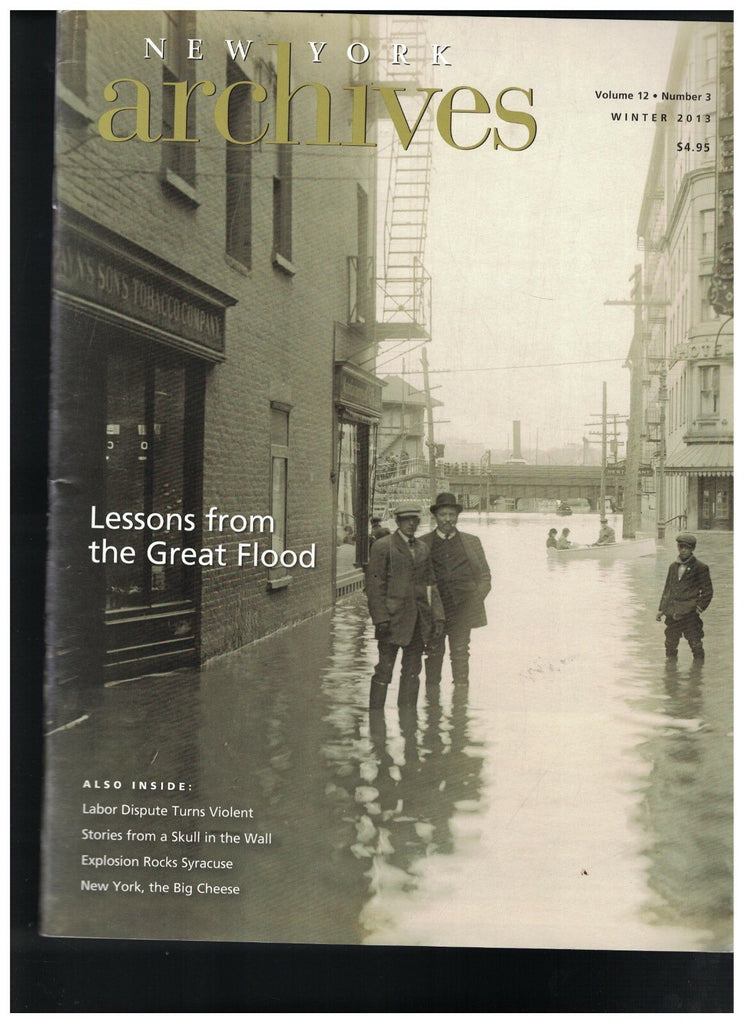 New York Archives Winter 2013 Great 1913 Flood Dynamite Hill in Syracuse 0