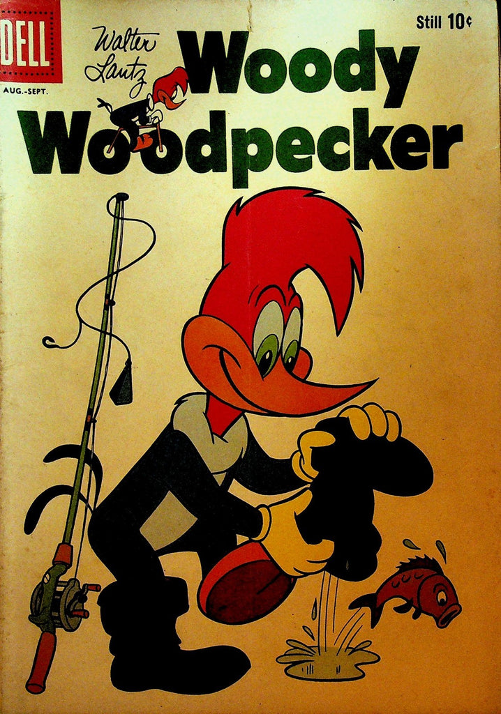 Woody Woodpecker 56 Dell Comics 1959 Fishing0