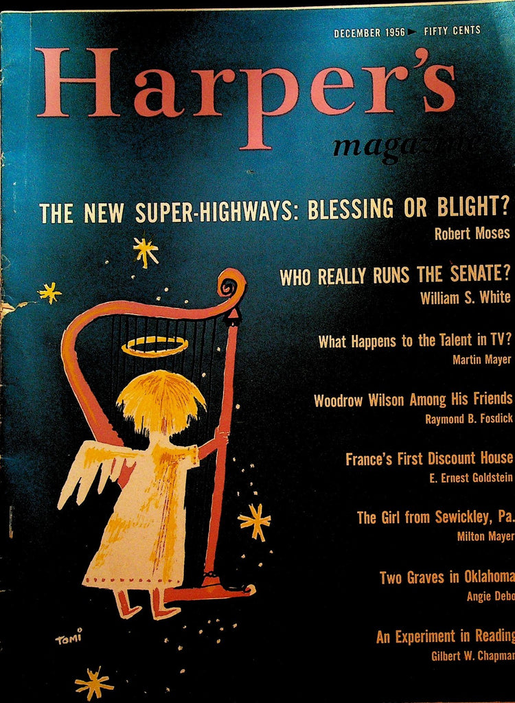 Harper's Magazine December 1956 Robert Moses John Updike Rafael Trujillo0