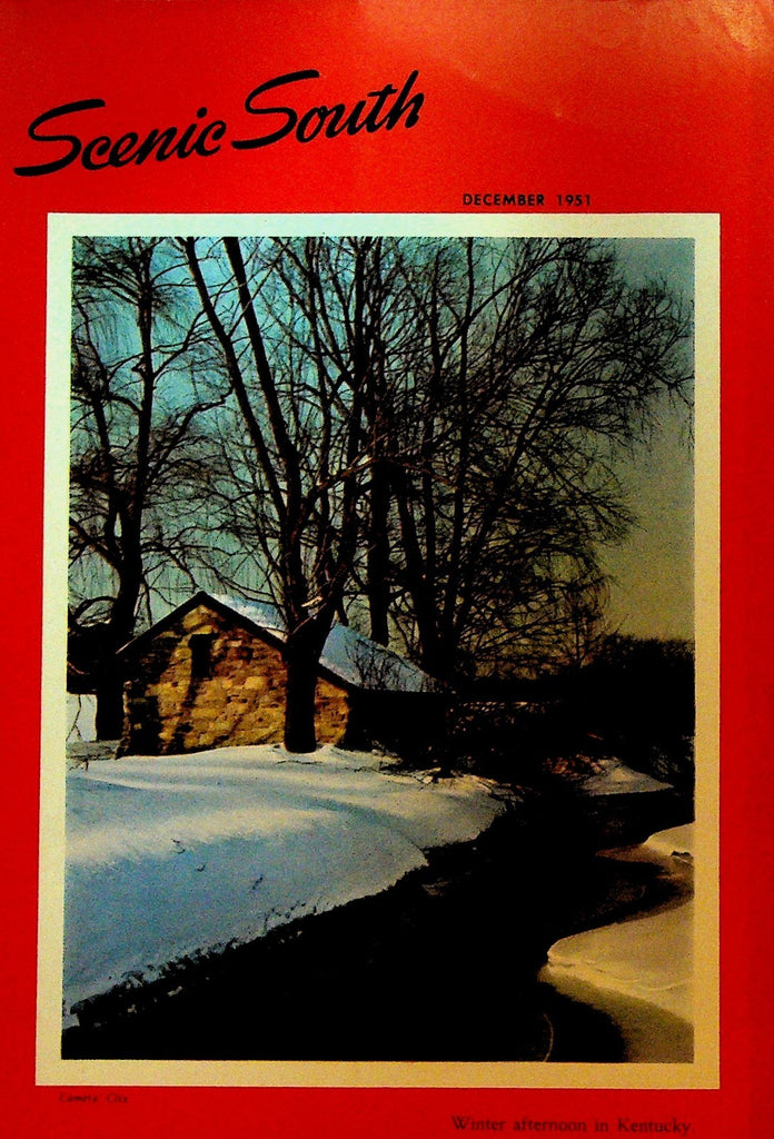 Scenic South Magazine December 1951 Standard Oil Winter in Kentucky0