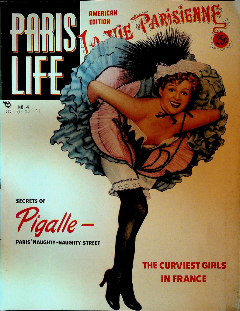 Paris Life Magazine #4 1952 Maria Riquelme Yolande Betbeze0