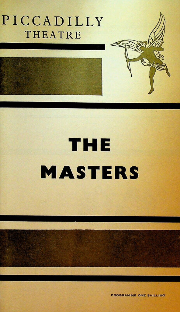 The Masters Play Program Piccadilly Theatre Martin Landau John Clements