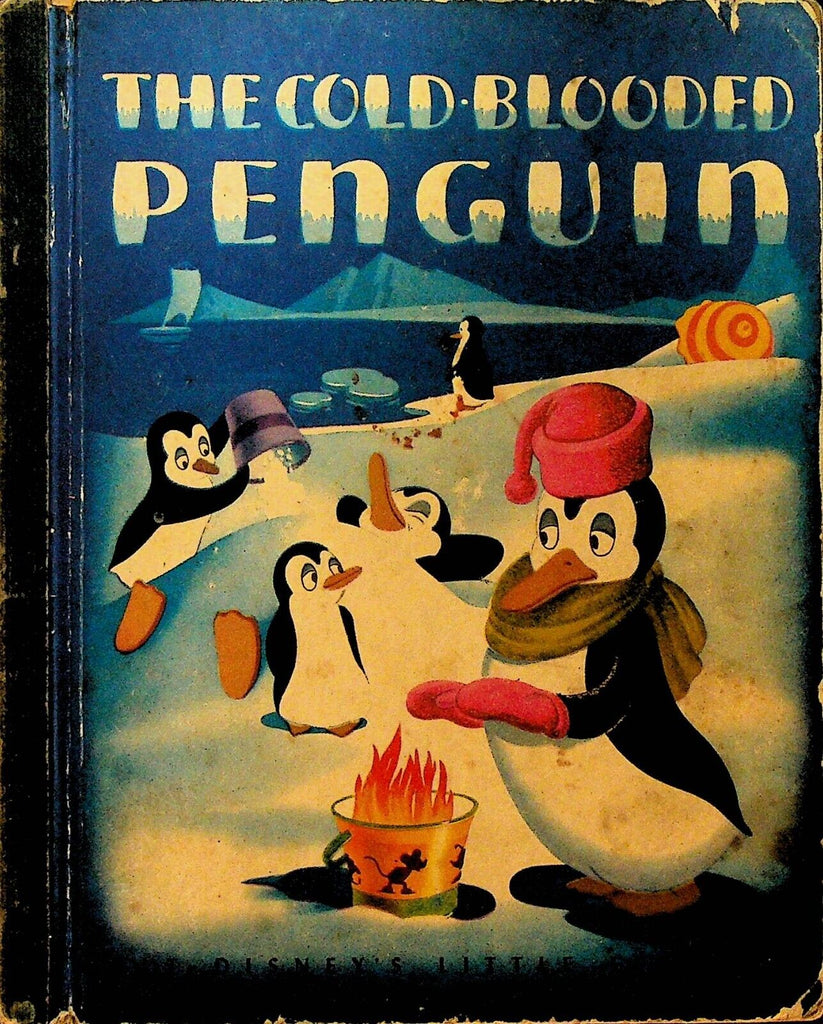 The Cold-Blooded Penguin Little Golden Book Walt Disney 1946 Three Caballeros