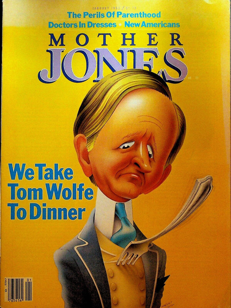 Mother Jones January 1983 Tom Wolfe Harry Britt David Osborne