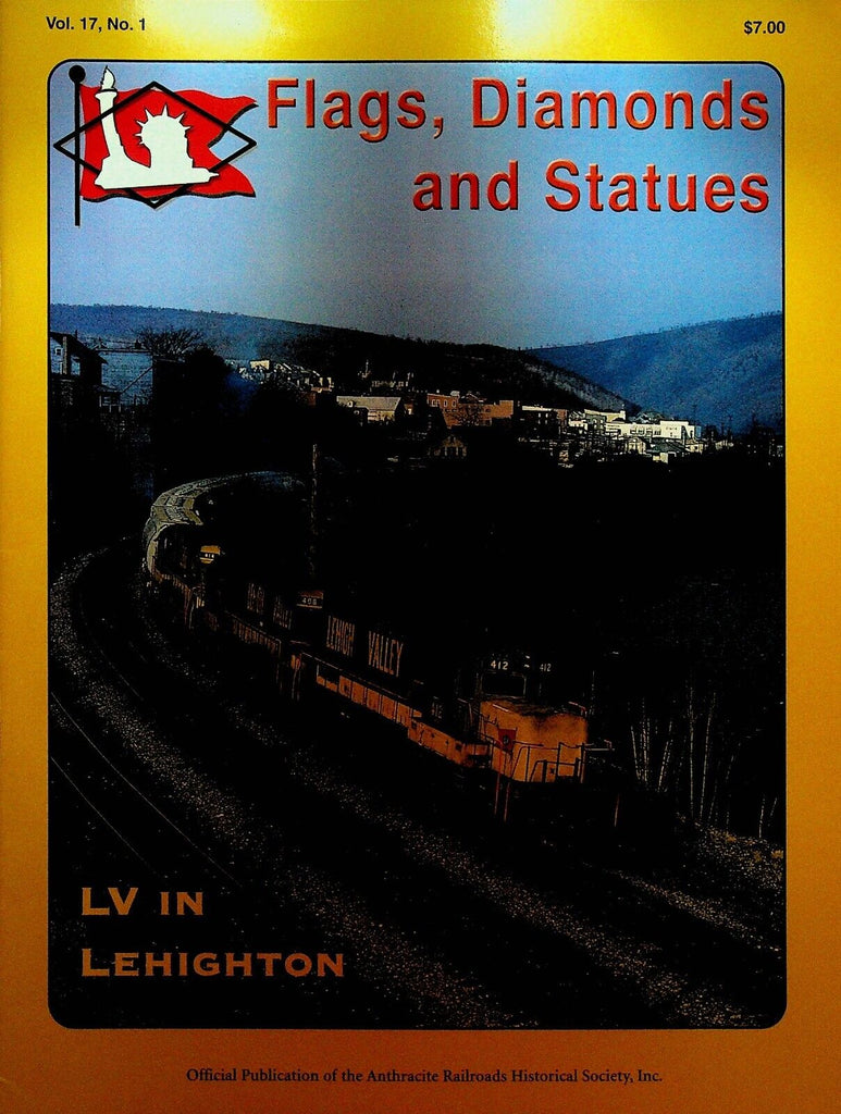 Flags Diamonds & Statues Railroad Magazine 60 L&NE Allentown Branch Map CNJ