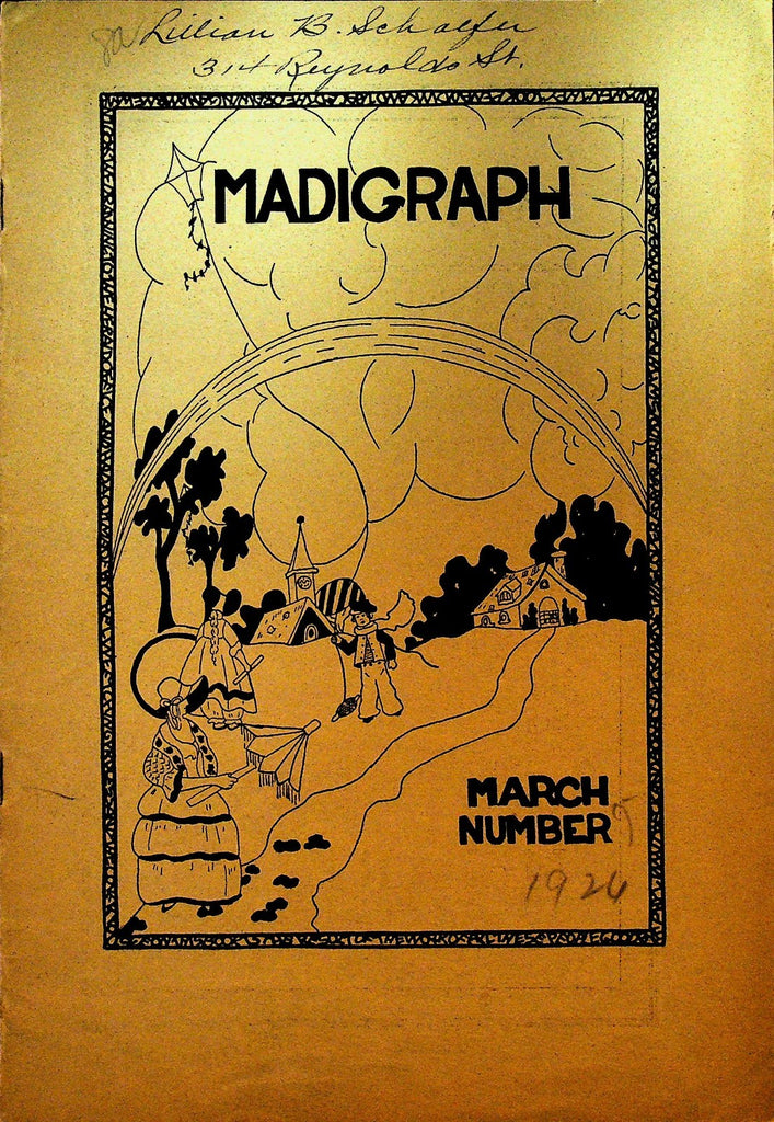 The Madigraph School Magazine Madison Junior High Rochester NY March 19260