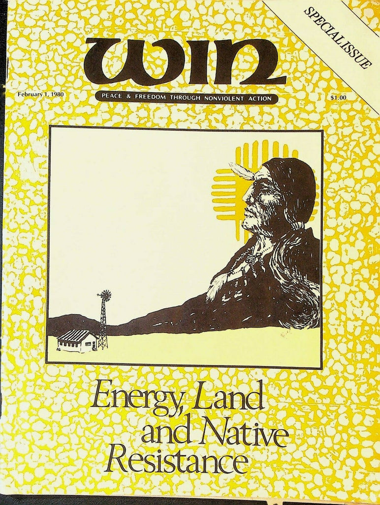 Win Magazine February 1 1980 John Lennon Winona LaDuke Baltimore Submarine 0