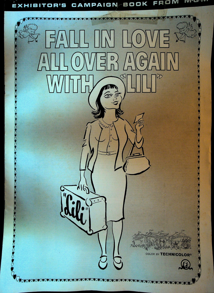 Lili Exhibitor's Campaign Book from MGM Leslie Caron Mel Ferrer0