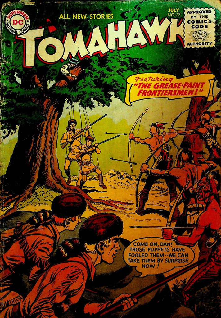 Tomahawk 33 DC Comics The Grease Paint Frontiersmen 19550