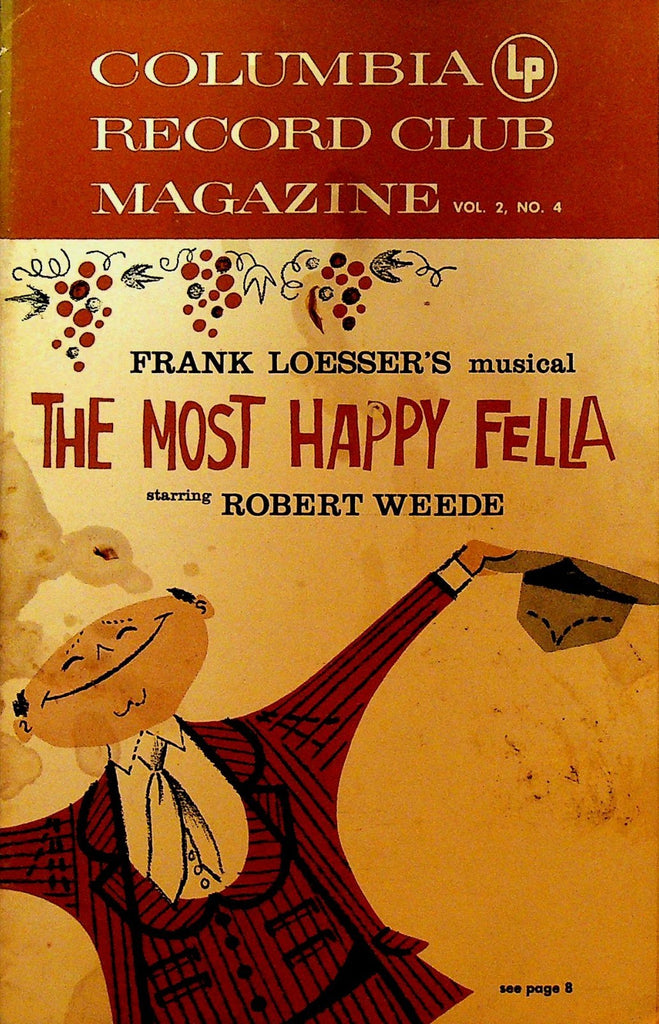 Columbia House Record Club Magazine 1956 Vol 2 #4 The Most Happy Fella0