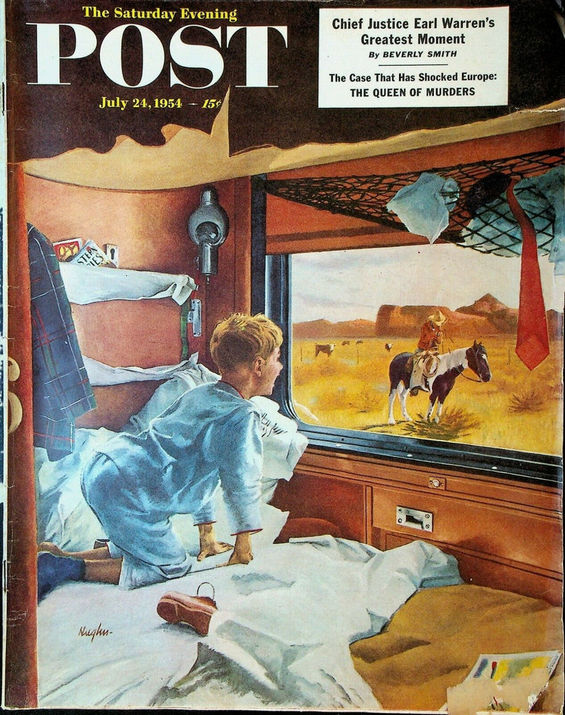 Saturday Evening Post Louis Wolfson Judge Earl Warren July 24 19540