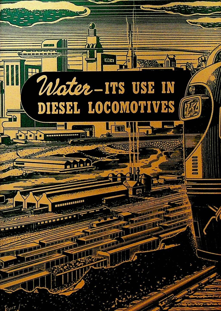 Water Its Use in Diesel Locomotive GM Booklet 1950s