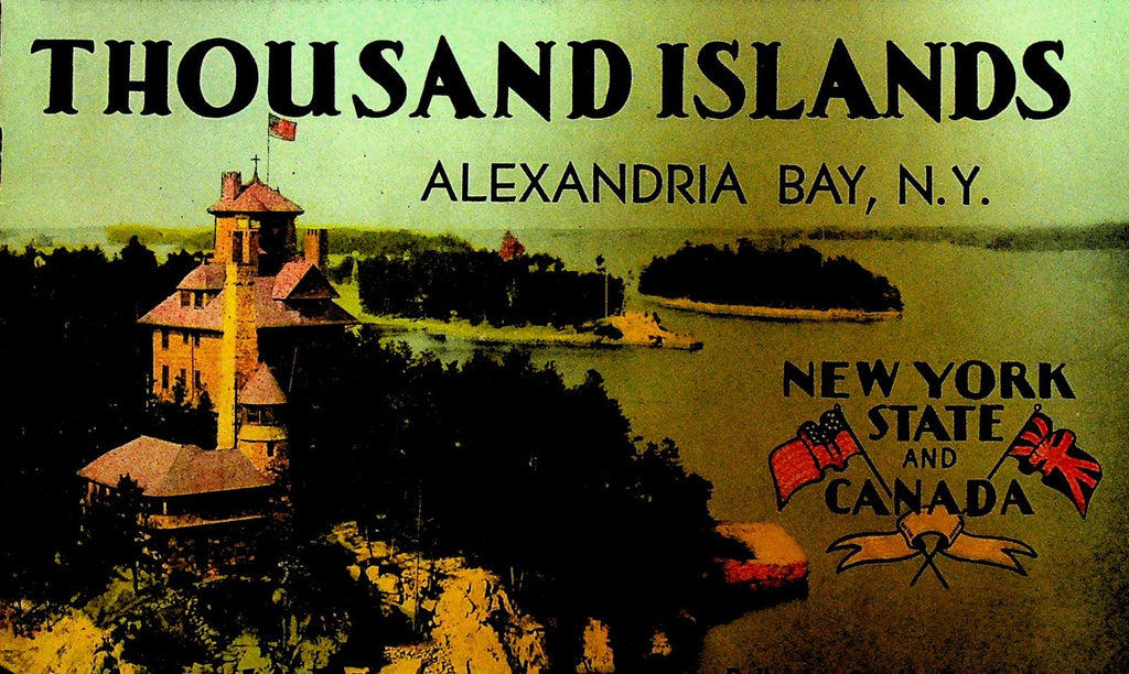 Thousand Islands NY Alexandria Bay Booklet 1960s0