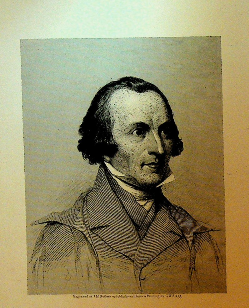 James Gates Percival Poet Geologist Print 1800s0