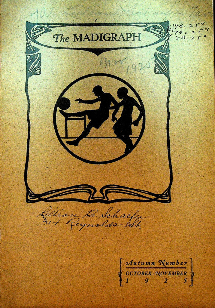 The Madigraph School Magazine Madison Junior High Rochester NY October 19250