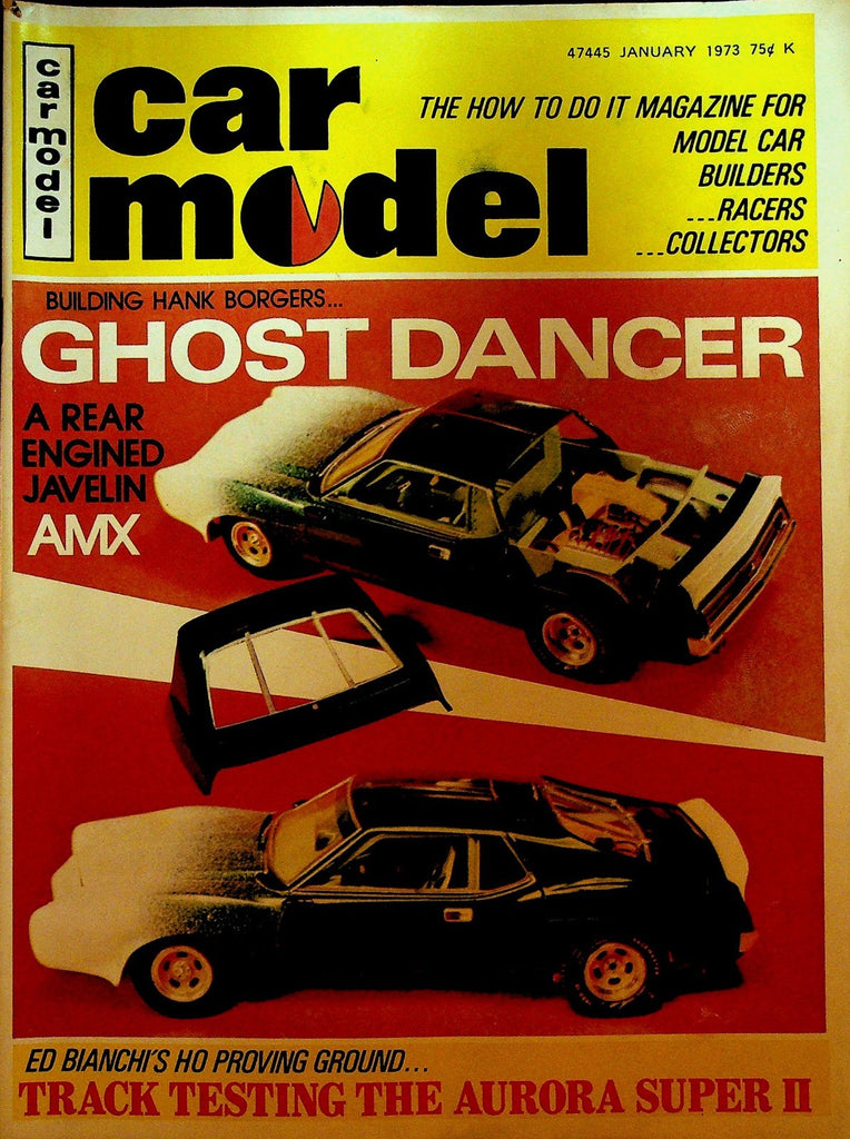 Car Model Magazine January 1973 Hank Borgers AMX Rear Engine Javelin0