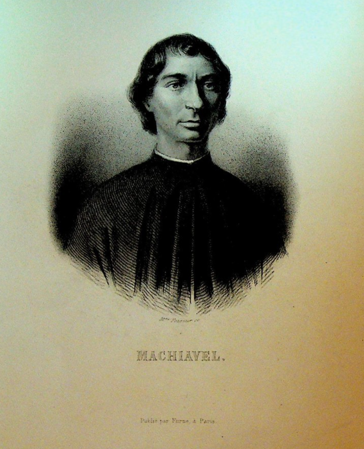 Niccolò Machiavelli Machiavel Antique Print Italian Political Philosopher0