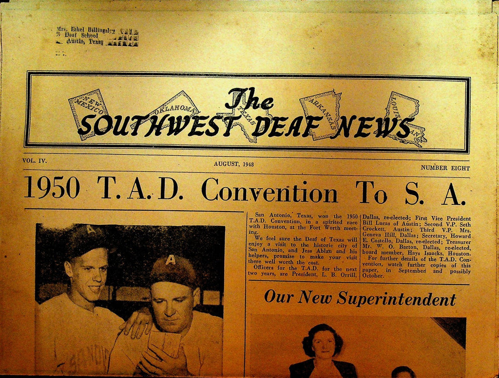 The Southwest Deaf News August 1948 Rudolph Gamblin0