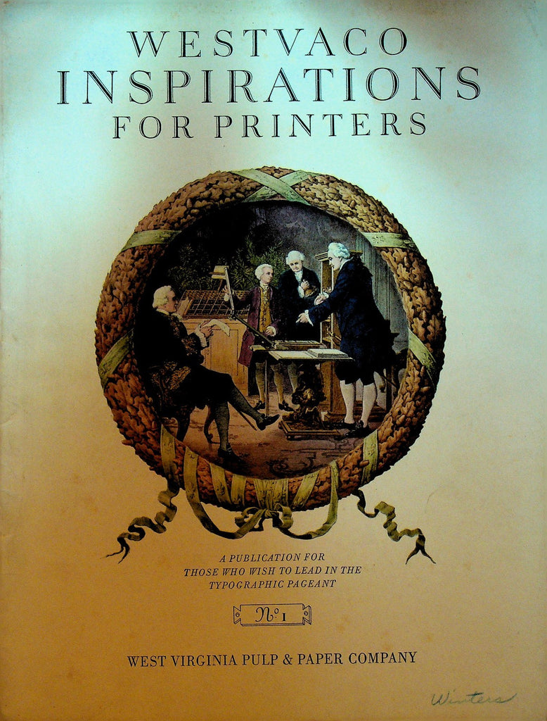 Westvaco Inspirations for Printers Magazine FIRST ISSUE 1925 Winchester Tools0