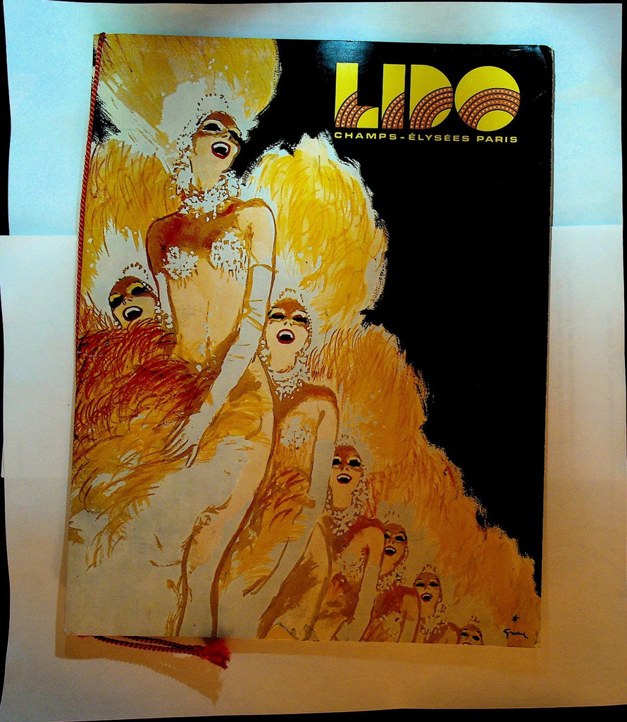 Lido Champs Elysees Paris Souvenir Program Dick Powell Reg Priestman0