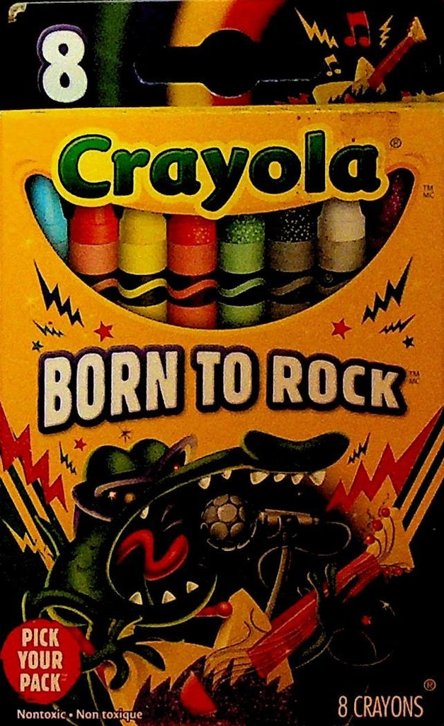 Crayola Born to Rock Crayons 8 Crayons0