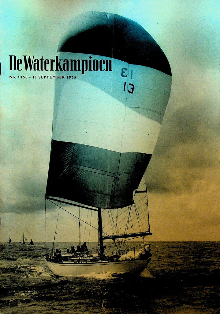 De Waterkampioen Magazine September 15 1965 Porsche Ad Fastnet Race0