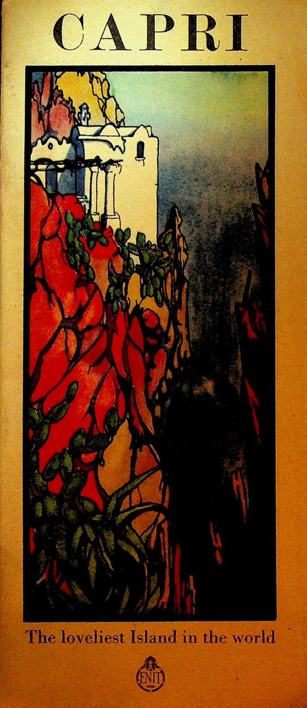 Capri The Loveliest Island in the World Booklet 1933 SPAN Italy0