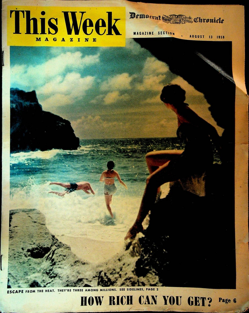 This Week Magazine August 13 1950 Al Stump Faith Domergue0