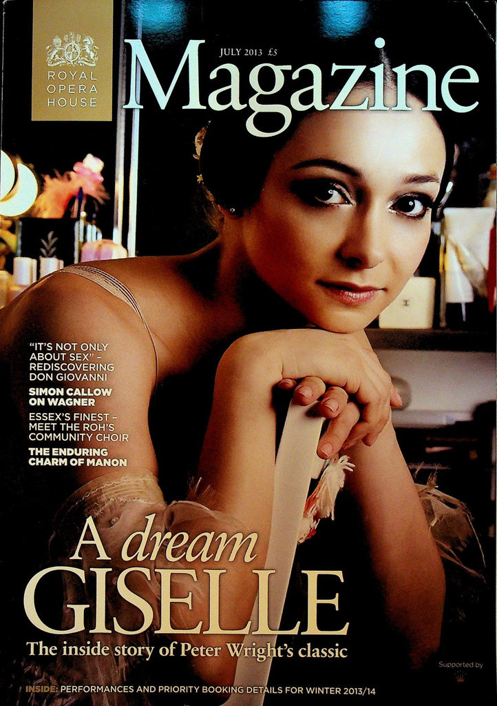 Royal Opera House Magazine July 2013 Roberta Marquez Peter Wright Simon Callow0