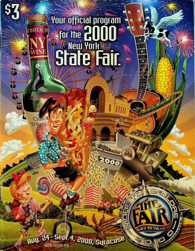 New York State Fair Program 2000 Britney Spears Beyonce Reba Def Leppard BB King0