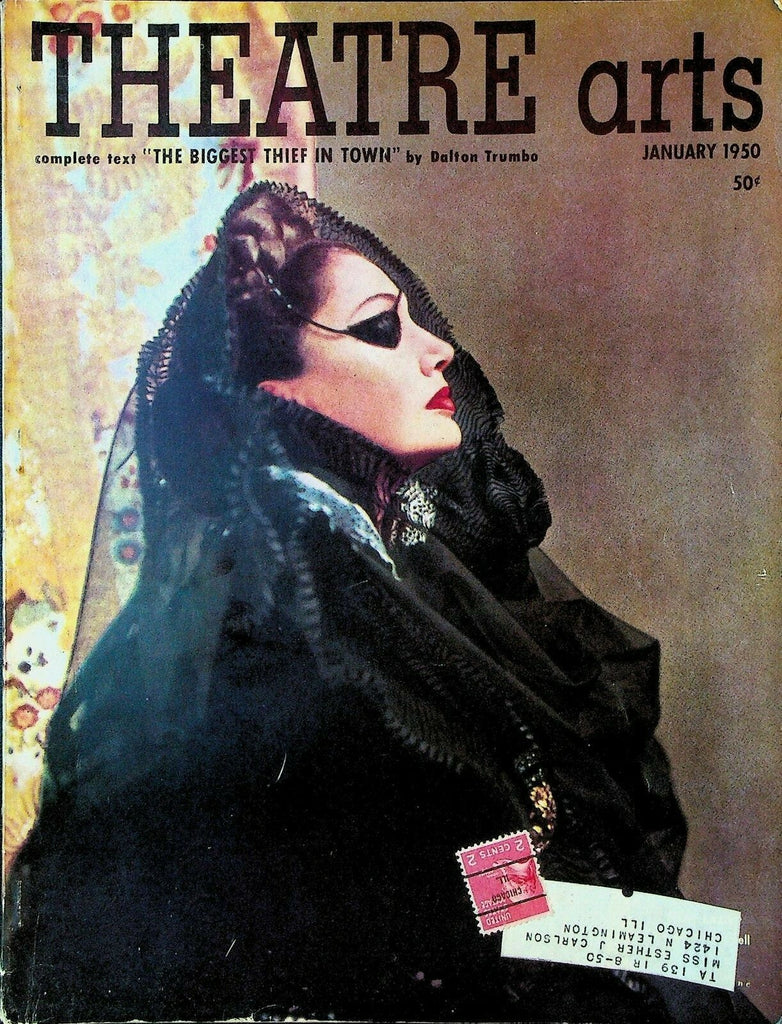 Theatre Arts Magazine January 1950 Richard Avedon Katharine Cornell Mary Martin0