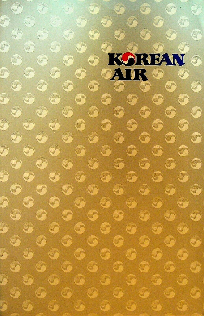 Korean Air Folder w Stationery & Envelope