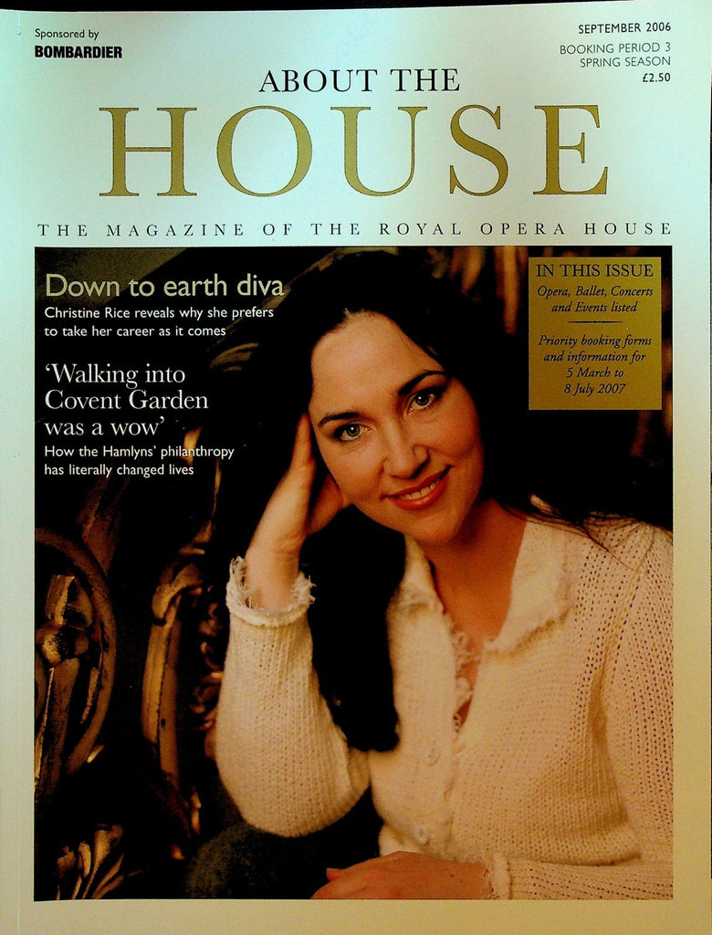 About the Royal Opera House Magazine September 2006 Christine Rice Mara Galeazzi0
