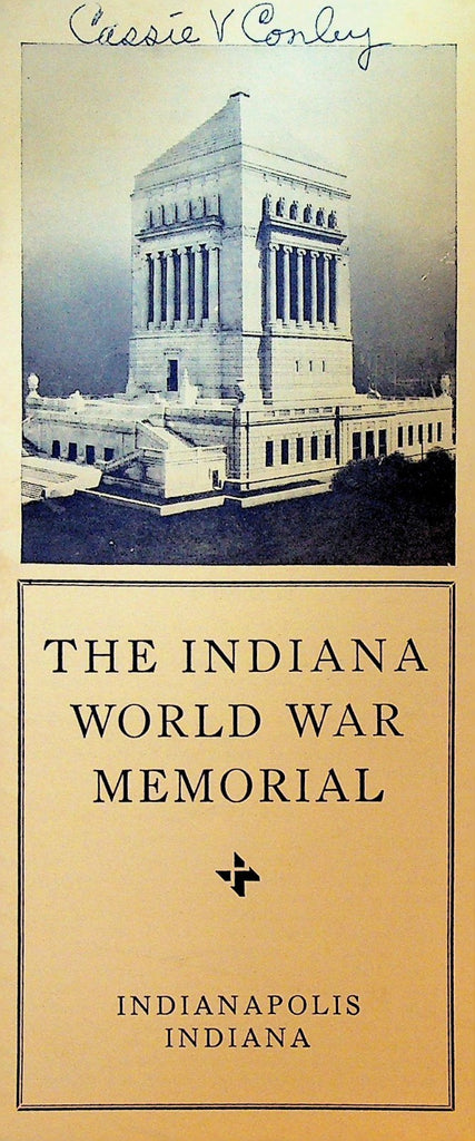 The Indiana World War Memorial Brochure Indianapolis 19610