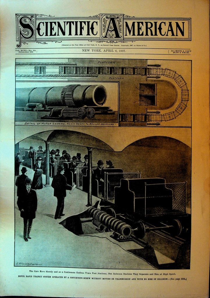 Scientific American April 6 1907 Susquehanna River Ice Jam Rapid Transit0